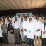 Ardayda Dufcadda Lixaad ee kulliyadda Caafimaadka Jaamacadda Ummadda Soomaaliyeed, ayaa maanta Xarunta Jaamacadda ee km4 ku soo bandhigay Tijaabo Cilmiyeed (Practical Experiment)
