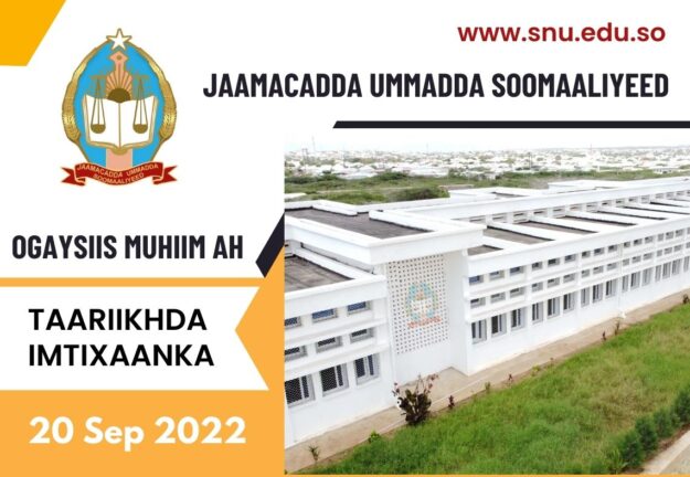 WARGELIN Arjiqabashada Sannad Tacliimeedka 2022-2023